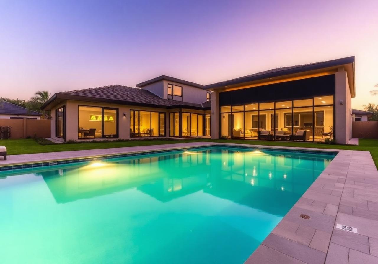Casa Contemporânea com Piscina